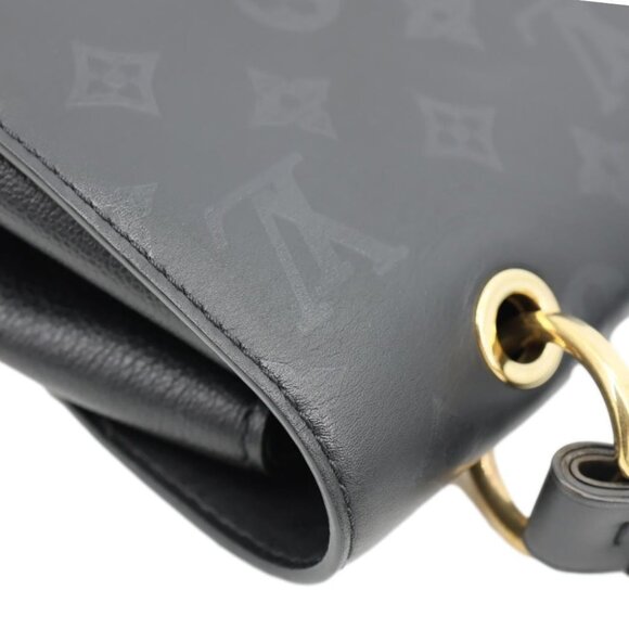 Louis Vuitton  Very One Handle Monogram Leather Shoulder Bag Black - Picture 5 of 12